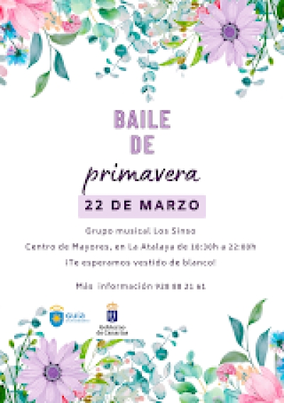 El Centro de Mayores de Guía acoge este viernes un ‘Baile de Primavera’ para dar la bienvenida a la nueva estación