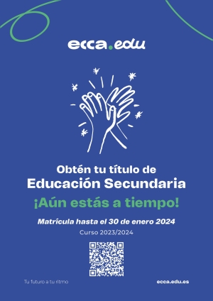 Últimos días de plazo para la matrícula en Educación Secundaria para personas adultas en la Fundación Ecca