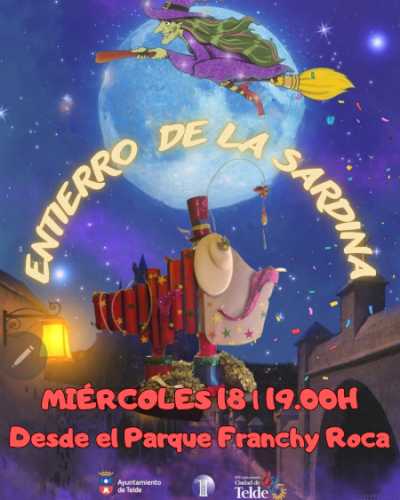 Telde se despide de su carnaval con el tradicional Entierro de la Sardina este miércoles