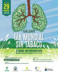 Gáldar conmemora con un stand informativo este jueves en el Centro de Salud el Día Mundial sin Tabaco