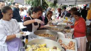 La Fiesta del Queso de Montaña Alta ofrece este domingo miles de degustaciones de sancocho canario, tortillas con miel, pella de gofio, potaje de jaramagos, arroz con leche y Queso de Guía