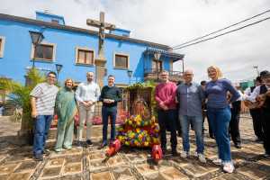 La Bajada de la Virgen de la Vega llena de tradición y devoción el casco histórico de Gáldar