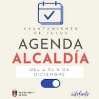 Agenda semanal del alcalde de Telde