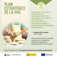 Concedidos 359.000 € en subvenciones del PEPAC para el desarrollo de productos agroalimentarios de la ganadería