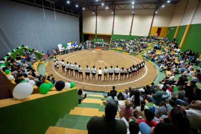 El Ayuntamiento de Gáldar renueva el terrero de luchas de La Montaña