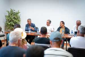 Quintero evalúa en Fuencaliente las demandas del sector platanero ante las inspecciones laborales y el estado de las ayudas
