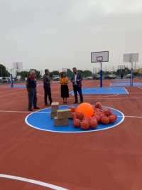 Ayuntamiento y Cabildo culminan las obras de mejora y equipamiento de las canchas exteriores del Rita Hernández