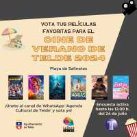 Cultura hace partícipe a la ciudadanía para elegir las tres películas del Cine de Verano de Telde 2024