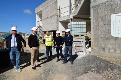 La obra del nuevo instituto de Gáldar presenta &quot;un avance bastante importante&quot;