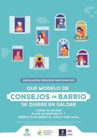 El Casino acogerá este sábado 18 de marzo una nueva jornada para definir el modelo de Consejos de Barrio