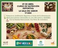 La Concejalía de Juventud organiza un curso de nutrición deportiva para jóvenes
