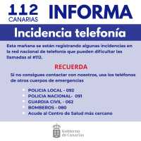 El Gobierno activa el PLATECA en fase de Alerta ante una incidencia de Telefónica España a nivel nacional