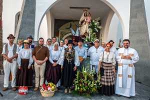 Arguineguín celebra con devoción marinera, jolgorio y generosidad la Romería-Ofrenda de la Virgen del Carmen