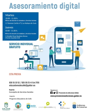 Taller de asesoramiento digital en la Oficina Municipal de Atención Ciudadana y Servicios Sociales