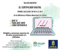 El proyecto &#039;Envejecimiento Activo&#039; ofrece un taller para conocer el certificado digital