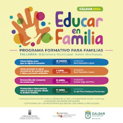 ‘Educar en Familia’ regresa en marzo y abril con cuatro charlas formativas