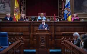 Fernando Clavijo pide unidad política para abordar el reto demográfico ante el Estado y la Unión Europea