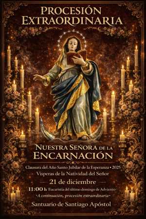 Gáldar clausura el Año Jubilar de la Esperanza con la procesión de Nuestra Señora de la Encarnación
