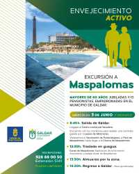 Envejecimiento Activo organiza una salida cultural a Maspalomas el miércoles 3 de junio