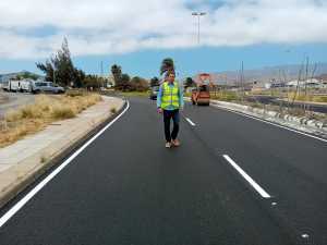 Vías y Obras amplía en 110 plazas la oferta de aparcamiento en el vial costero de Telde