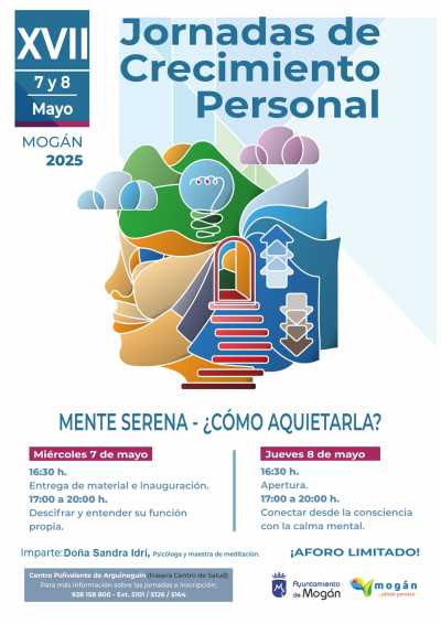 El estrés, tema central de las XVII Jornadas de Crecimiento Personal de Mogán