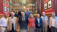 El Ayuntamiento recibe a la nueva Junta Directiva de la Asociación Canaria de Coleccionistas Marítimos