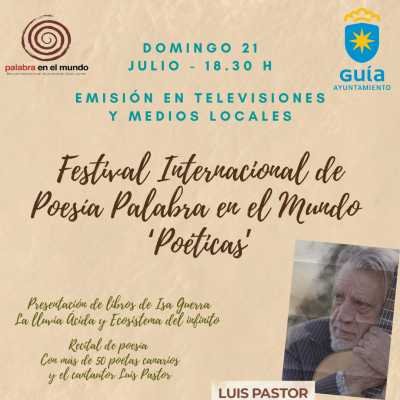 Las televisiones y medios locales emiten este domingo el XVIII Festival Internacional de Poesía Palabra en el Mundo