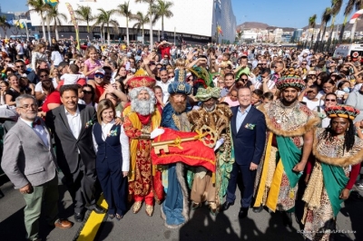 Los Reyes Magos ya están en Las Palmas de Gran Canaria