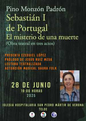 La Ermita de San Pedro Mártir acoge la presentación del libro de teatro ‘Sebastián I de Portugal. El misterio de una muerte’