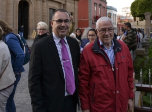 La Banda Municipal de Música recibe la visita del ilustre compositor Abel Moreno