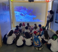 Alumnado del CEIP de Sardina visita el Aula de Mar