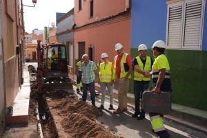 Aguas renueva 930 metros de tuberías del servicio de abasto en San Antonio