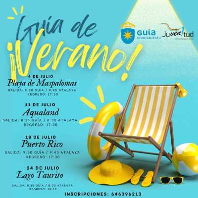 Vuelve el programa ‘Guía de Verano’ para disfrutar en familia de los parques acuáticos y playas del sur de la Isla
