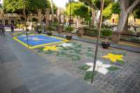El Ayuntamiento anima a la ciudadanía a participar este domingo en la elaboración de las alfombras del Corpus Christi